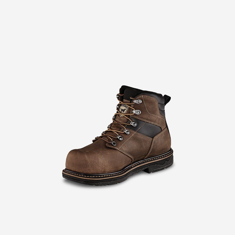 Bottes de Travail Irish Setter Farmington KT Homme Chocolat | 1432689-LI