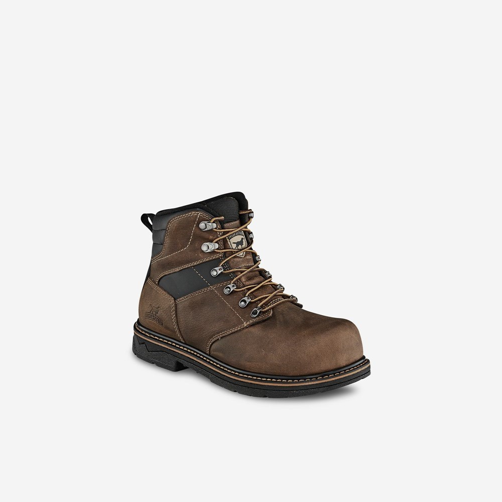 Bottes de Travail Irish Setter Farmington KT Homme Chocolat | 1432689-LI