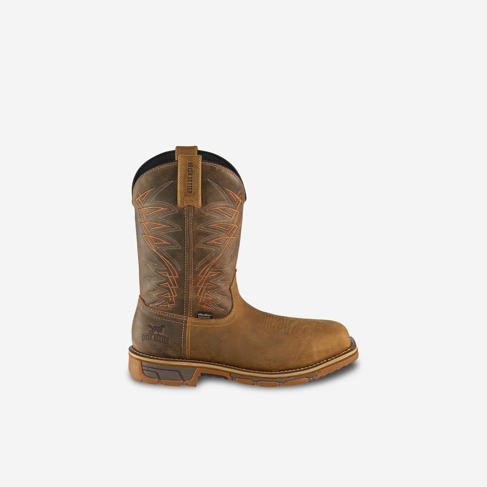 Bottes de Travail Irish Setter Marshall Homme Chocolat | 7614530-MY