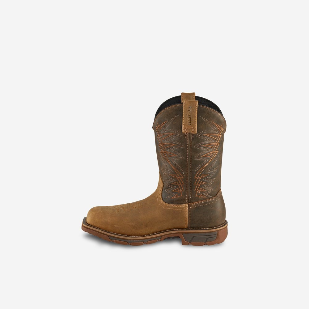 Bottes de Travail Irish Setter Marshall Homme Chocolat | 7614530-MY