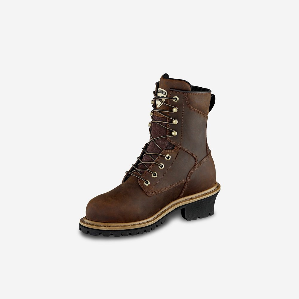 Bottes de Travail Irish Setter Mesabi Femme Chocolat | 4815790-DH