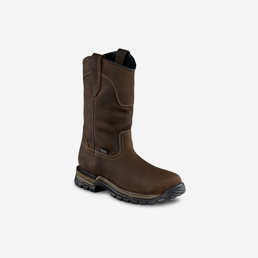 Bottes de Travail Irish Setter Two Harbors Homme Chocolat | 2173950-VY